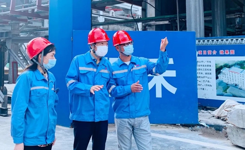 吳正新到TMP、TPO項目及松滋肥業(yè)新項目現(xiàn)場檢查指導(dǎo)工作(圖2)