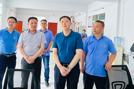 宜昌市國資委黨委書記、主任黃智華一行到礦業(yè)公司現(xiàn)場調(diào)研